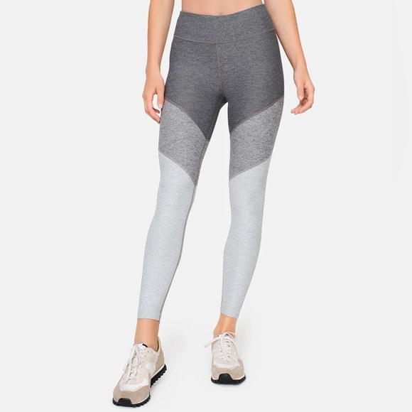 Outdoor Voices Springs 7/8 Leggings High rise Waist Colorblock Grey Size XS - Picture 3 of 14
